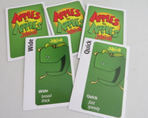 Apples to Apples game cards