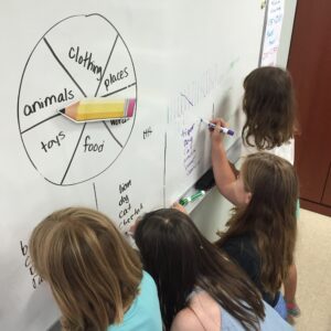 categories make writing active and fun