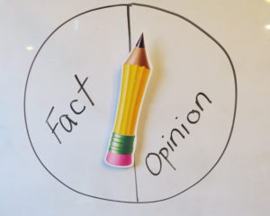 Facts and Opinions circle