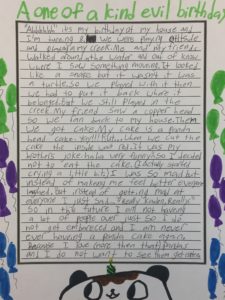 personal narrative essay birthday