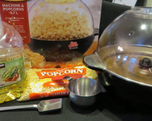 ingredients to make popcorn