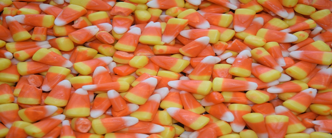 candy corn page borders