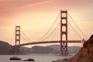 how to write a diamante poem, Golden Gate Bridge