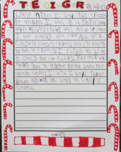 a student's story about candy canes