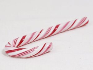 an actual candy cane