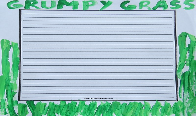 Grumpy green grass