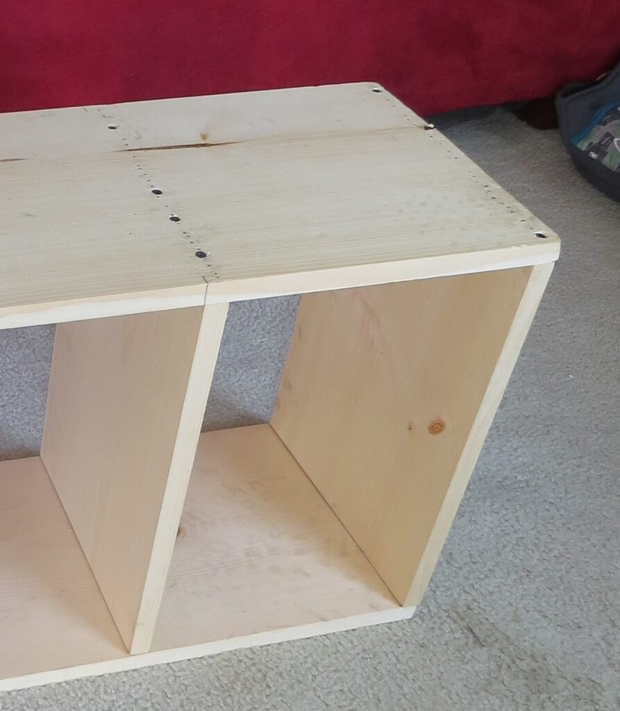 kids build a multi-purpose shelf